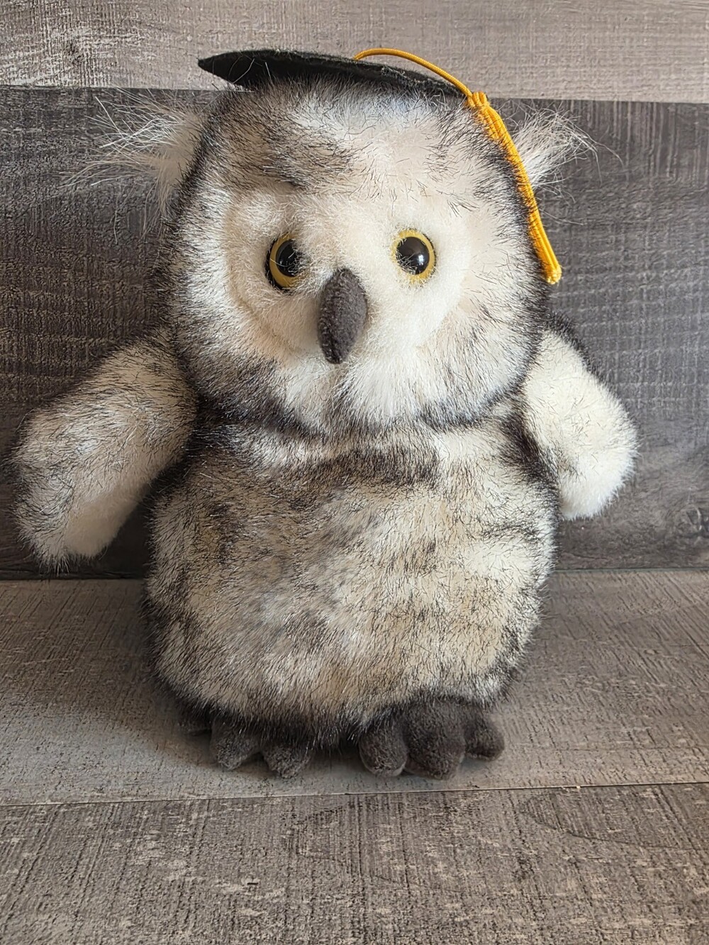 Russ Beanie Owl Hootie Graduation Bird Plush Whize b297